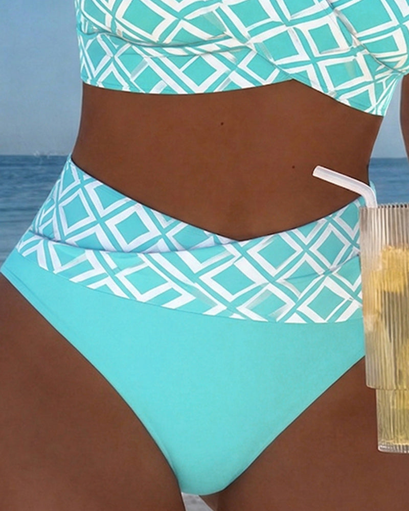 Adriana – Bikini de Dos Piezas con Estampado Geométrico